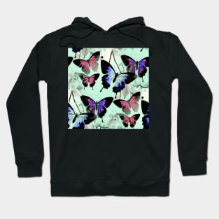 Realm of Sweet Morpho Butterflies Hoodie